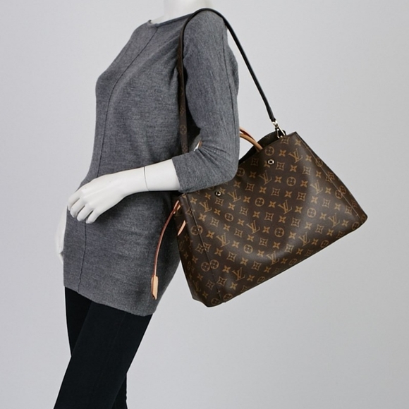 100% Auth Louis Vuitton Montaigne MM Satchel Bag - Picture 9 of 9